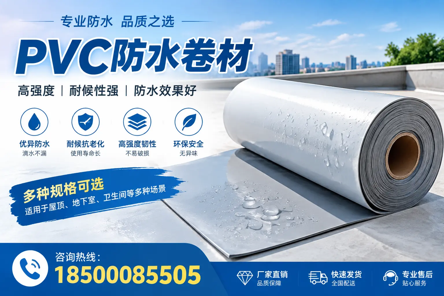 选用PVC防水卷材时需要避开的常见误区，特别是在无锡